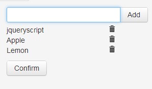 jQuery Dict And List